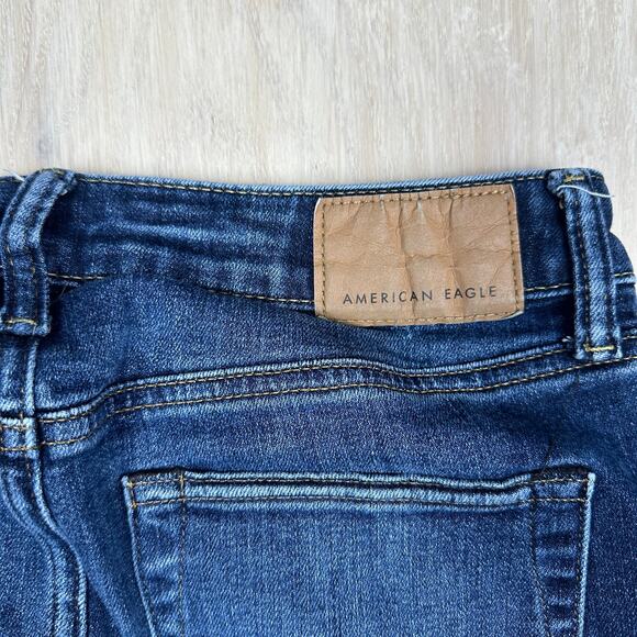 American Eagle AirFlex+ Temp Tech Blue Stretch Skinny Denim Casual Jeans 29x30 - Picture 12 of 13